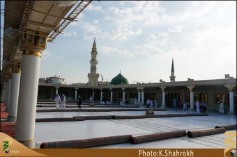 گنبد و گلدسته مسجد النبي