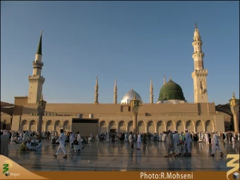 گنبد و گلدسته مسجد النبي
