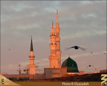 نماي حرم پيامبر (صلي الله عليه و آله) از بقيع