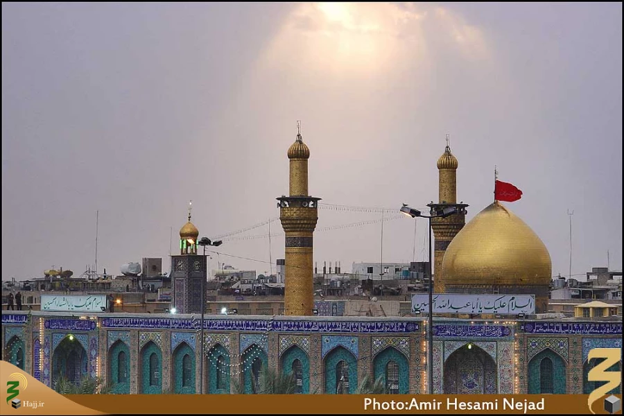 گنبد و گلدسته حرم امام حسين