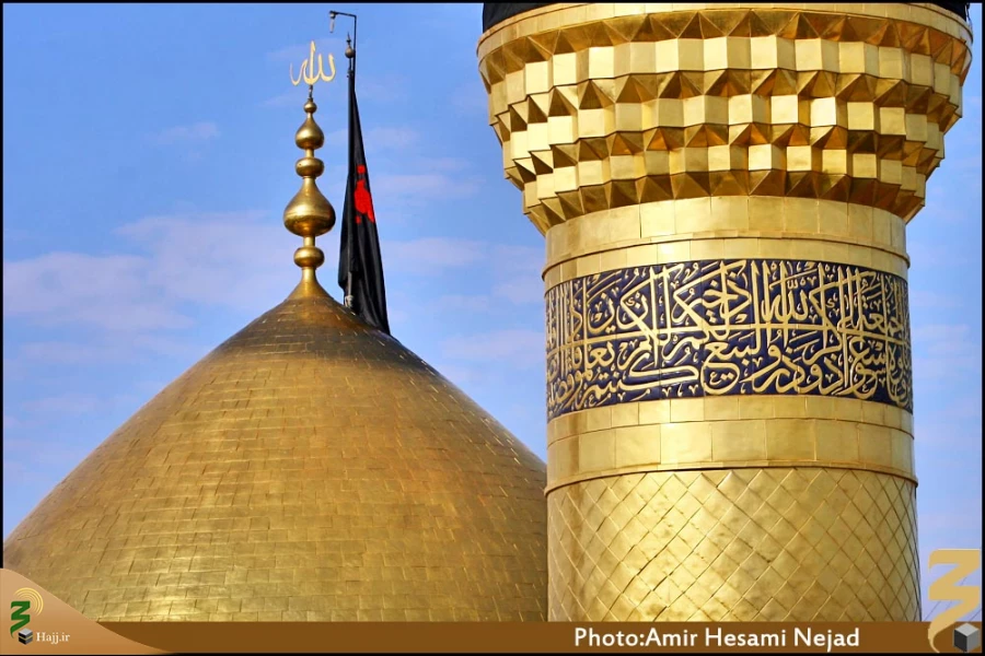 گنبد و گلدسته حرم امام حسين