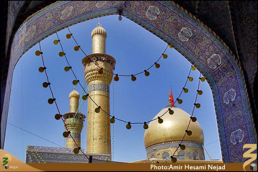 گنبد و گلدسته حرم امام حسين