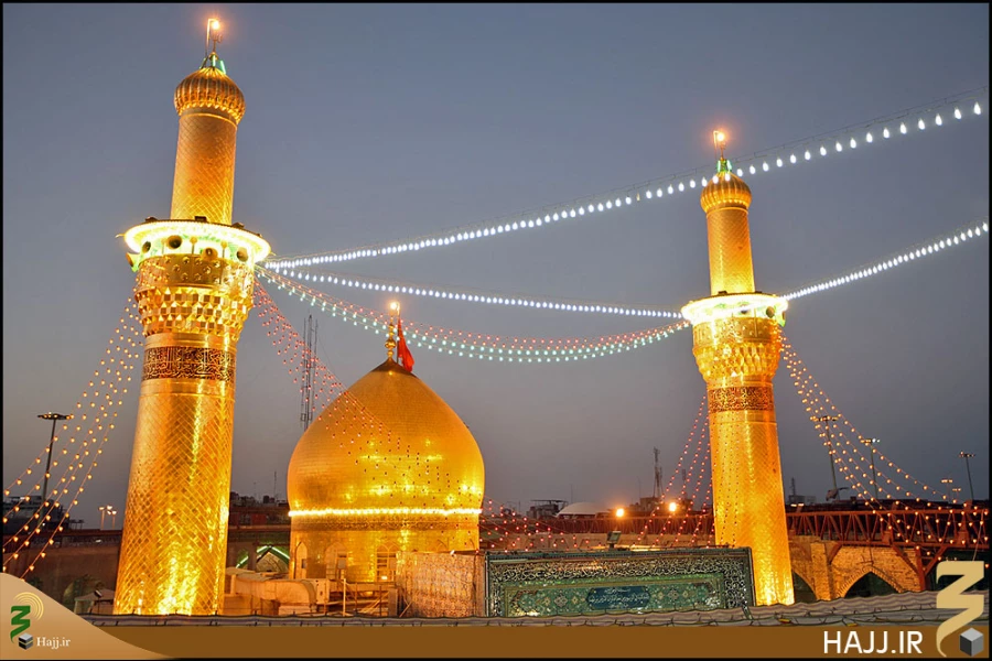 گنبد و گلدسته حرم امام حسين