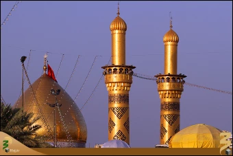 گنبد و گلدسته حرم حضرت عباس
