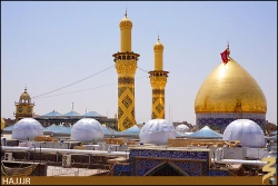 گنبد و گلدسته حرم حضرت عباس