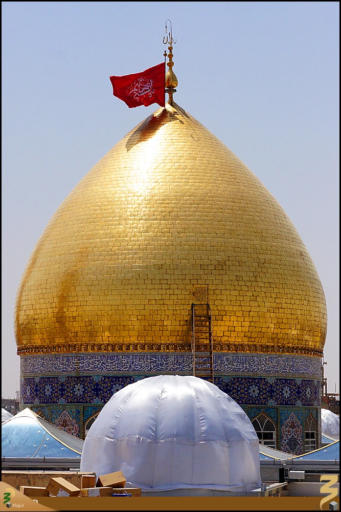گنبد و گلدسته حرم حضرت عباس