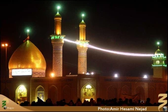 گنبد و گلدسته حرم حضرت عباس