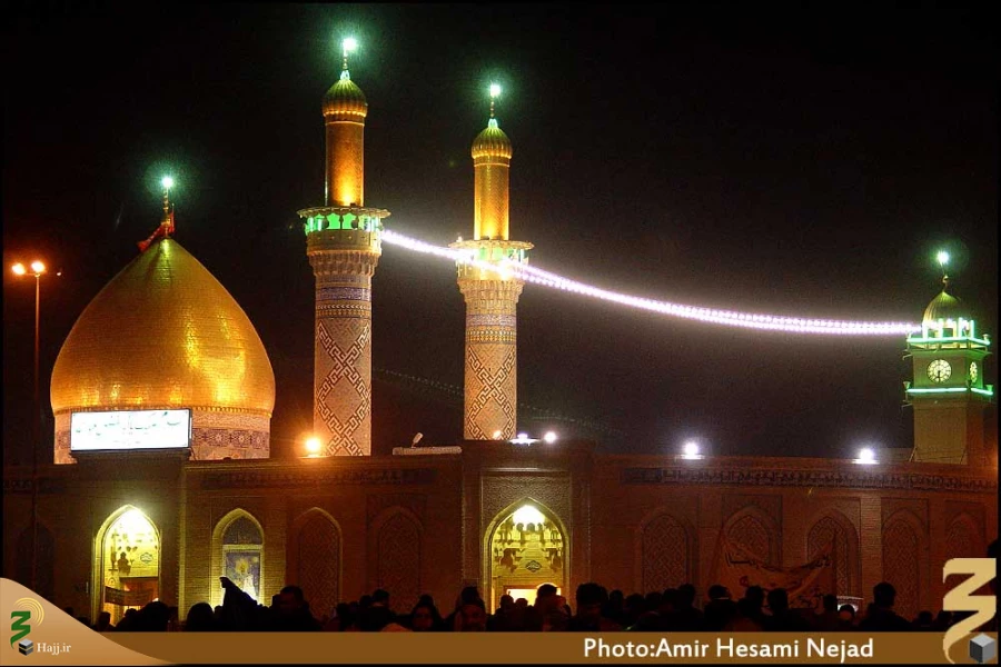 گنبد و گلدسته حرم حضرت عباس