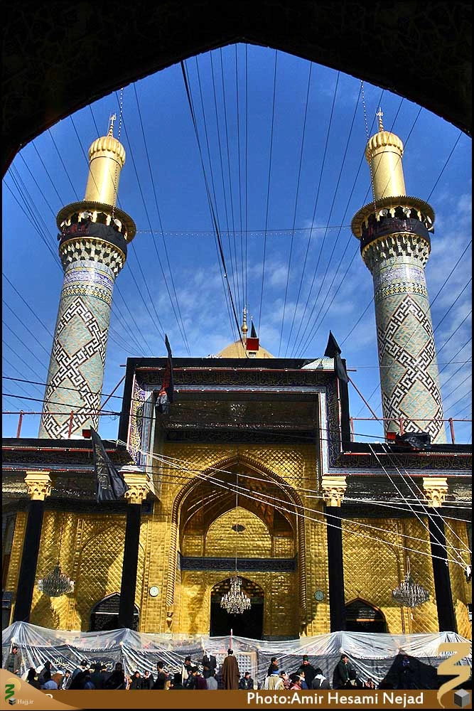 گنبد و گلدسته حرم حضرت عباس