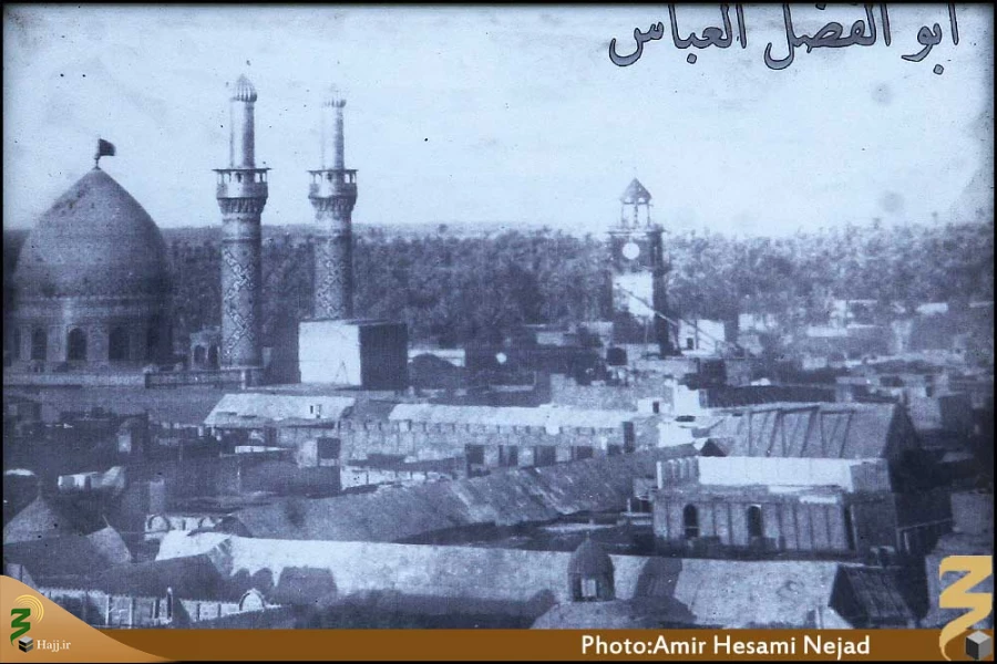 گنبد و گلدسته حرم حضرت عباس