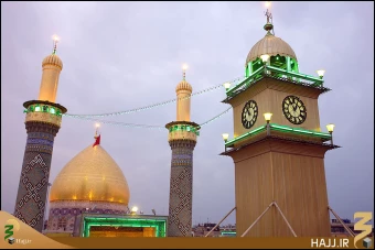 گنبد و گلدسته حرم حضرت عباس