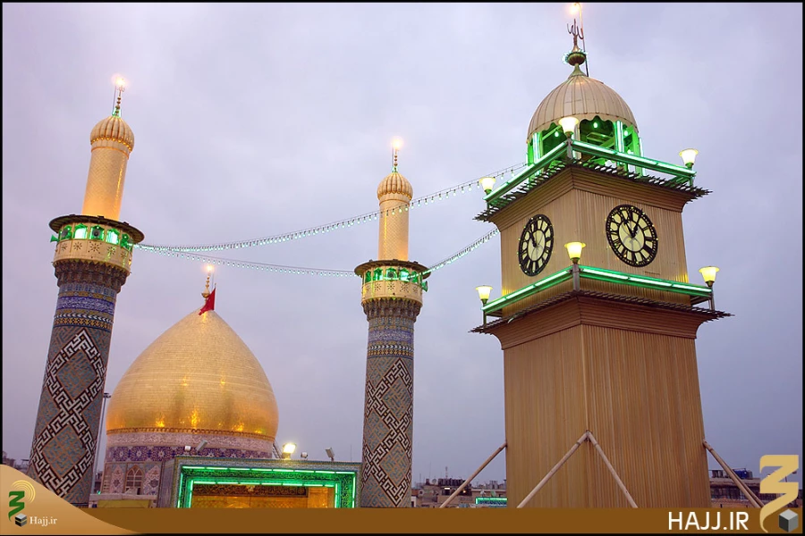 گنبد و گلدسته حرم حضرت عباس