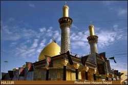 گنبد و گلدسته حرم حضرت عباس