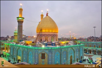 گنبد و گلدسته حرم حضرت عباس