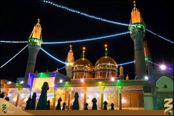 نماي بيروني حرم مطهر كاظمين (عليهما السلام)