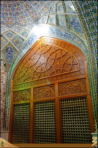 نماي داخلي حرم مطهر كاظمين (عليهما السلام)