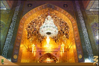نماي داخلي حرم مطهر كاظمين (عليهما السلام)