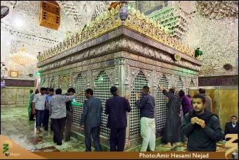 نماي داخلي حرم مطهر كاظمين (عليهما السلام)