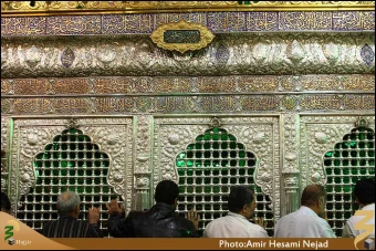 نماي داخلي حرم مطهر كاظمين (عليهما السلام)