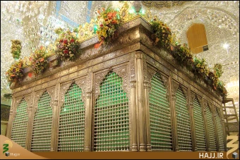 نماي داخلي حرم مطهر كاظمين (عليهما السلام)