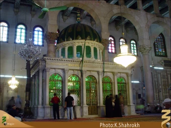 سر مبارك حضرت يحيي (عليه السلام)