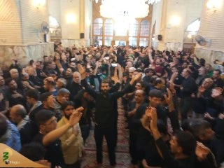 مراسم عزاداری شب هشتم محرم در نجف اشرف 3