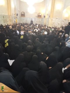 مراسم عزاداری شب هشتم محرم در نجف اشرف 7