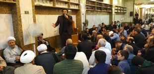 گزارش تصویری از مراسم سخنرانی و عزاداری در حرم عباسی 12