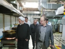 بازدید از آشپزخانه مرکزی نجف اشرف 2