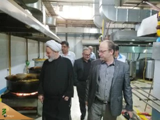 بازدید از آشپزخانه مرکزی نجف اشرف 2