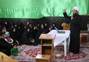 استقبال دانشجویان از برنامه روایتگری مرقد حر در کربلای معلا + تصاویر 5