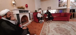 دیدار نماینده بعثه با خانواده مرحومه زکی پیمانی 2