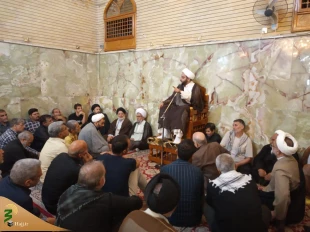حضور گسترده ایرنیان در مراسم سخنرانی بعثه رهبری در نجف اشرف 2