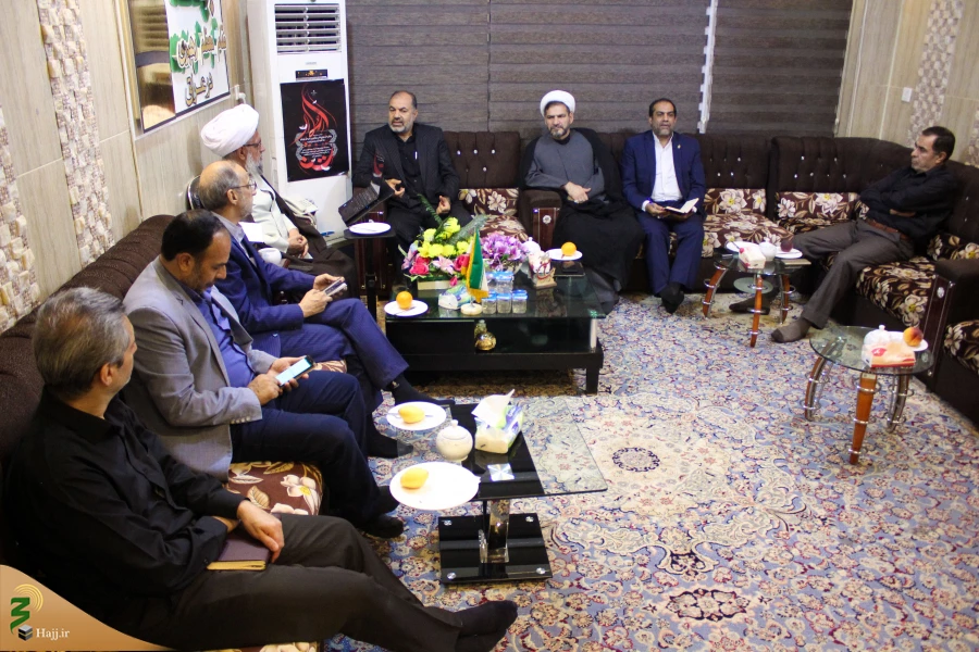دیدار معاون سازمان حج با نماینده بعثه رهبری در عراق 4