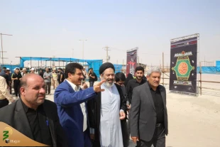نماینده ولی فقیه در امور حج وزیارت از پایانه مرزی شلمچه بازدید کرد 8