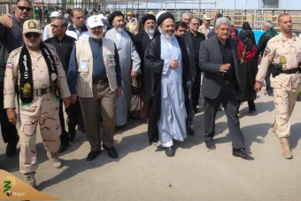 بازدید نماینده ولی فقیه در امور حج وزیارت از پایانه های مرزی شلمچه و چذابه 14