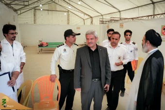 بازدید نماینده ولی فقیه در امور حج وزیارت از پایانه های مرزی شلمچه و چذابه 37