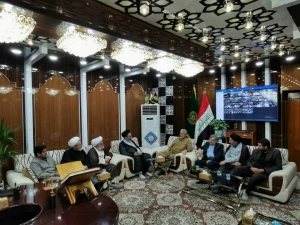 سرپرست حجاج ایرانی با تولیت حرم علوی در نجف اشرف دیدار کرد
