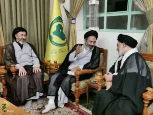 رشدیدار نماینده ولی فقیه در امور حج و زیارت با امام جمعه نجف اشرف 2