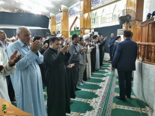 رشدیدار نماینده ولی فقیه در امور حج و زیارت با امام جمعه نجف اشرف 6