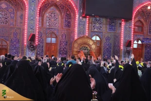 مراسم عزاداری شهادت امام رضا (ع) در حرم حسینی برگزار شد 2