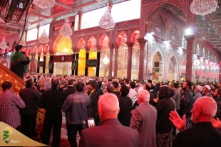 مراسم عزاداری شهادت امام رضا (ع) در حرم حسینی برگزار شد 5