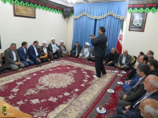 دیدار اعضاء دفتر نمایندگی بعثه مقام معظم رهبری و حج و زیارت مازندران با نماینده ولی فقیه در استان 7