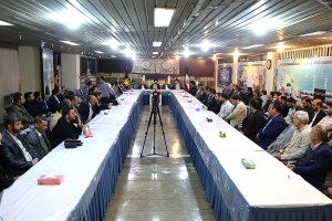 نشست صمیمی نماینده ولی فقیه در امور حج و زیارت با کارکنان بعثه مقام معظم رهبری برگزار شد