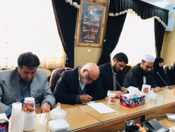 دیدار حجه الاسلام والمسلمین اکبری مدیریت امور اهل سنت بعثه مقام معظم رهبری با روحانیون و مدیران اهل سنت خراسان جنوبی 5