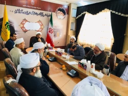 دیدار حجه الاسلام والمسلمین اکبری مدیریت امور اهل سنت بعثه مقام معظم رهبری با روحانیون و مدیران اهل سنت خراسان جنوبی 9