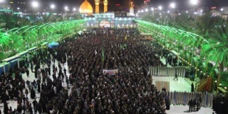 شعار «مسؤولان، انتقام انتقام» در کربلا هنگام تشییع پیکر شهدا