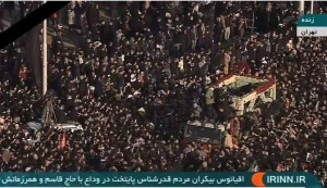 آغاز مراسم تشییع پیکر حاج قاسم و همرزمش در کرمان