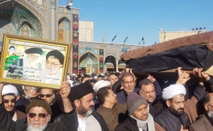 تشییع و تدفین پیکر حجت‌الاسلام والمسلمین رسولی محلاتی در قم 4