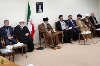 دیدار مسئولان و دست‌اندرکاران حج با رهبر معظم انقلاب 8